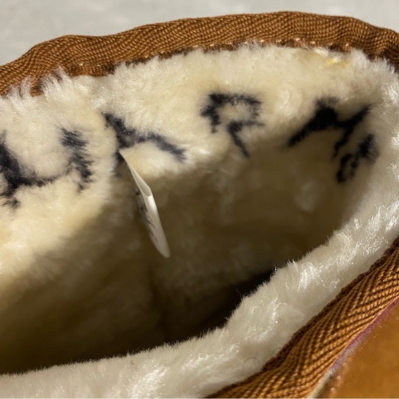 Minnetonka Tali Brown Suede Faux Fur Lined Boots Women’s Size 11M - Picture 10 of 14